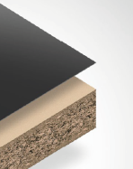Slotex facade sheets based on chipboard