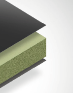 Slotex facade sheets based on moisture-resistant MDF