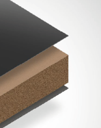 Facade cloths Slotex based on MDF